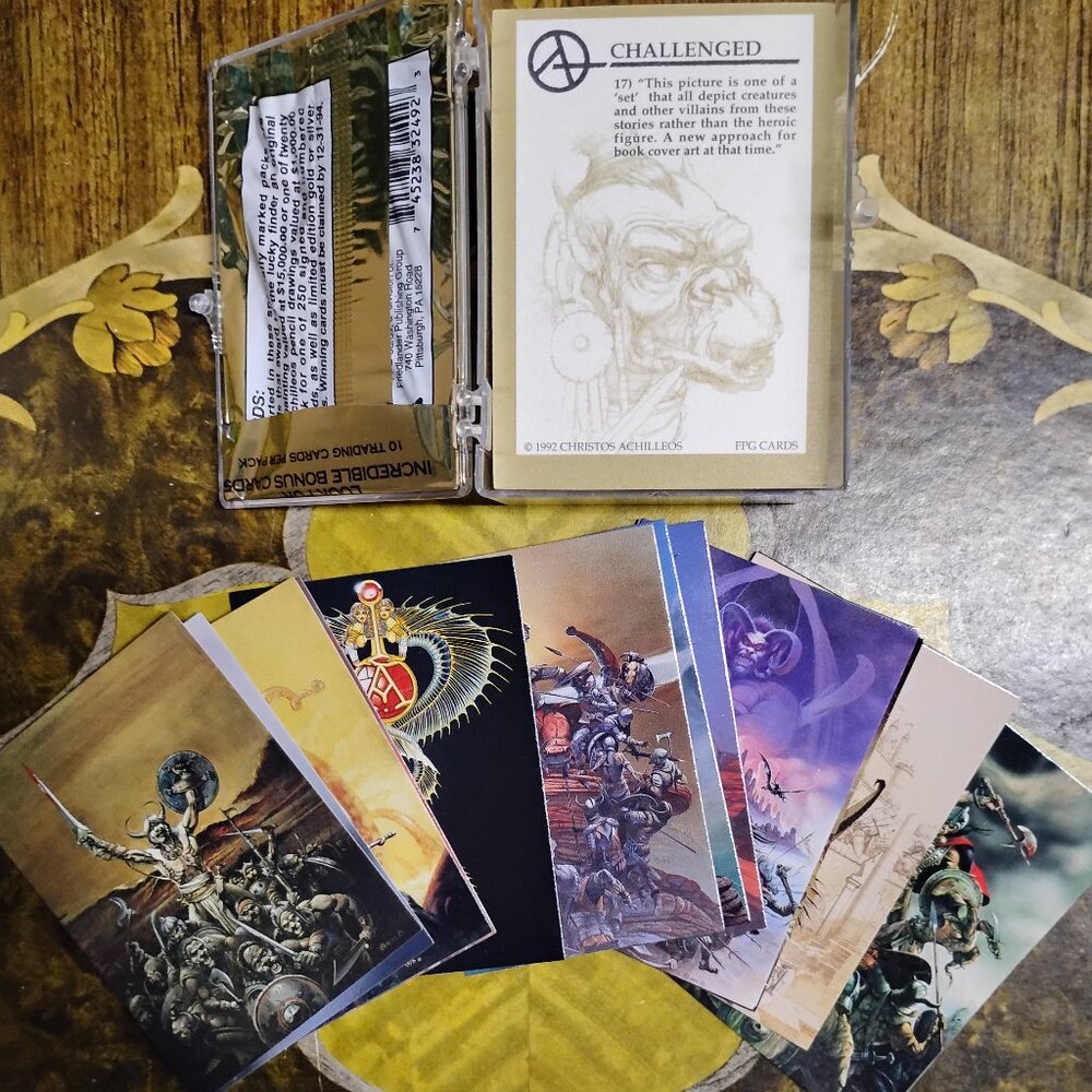 1992 FPG CARDS - CHRIS ACHILLEOS Series 1 - 90 set - Fantasy Art - Picture 4 of 5